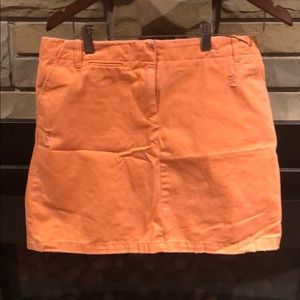 J Crew Orange Skirt